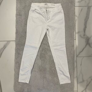 Kenzie Jeans. Effortless Ankle Mid Rise White skinny! Size 4/27. Worn once!